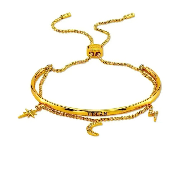 Dream Gold Bangle Bracelet - Picture 1 of 2